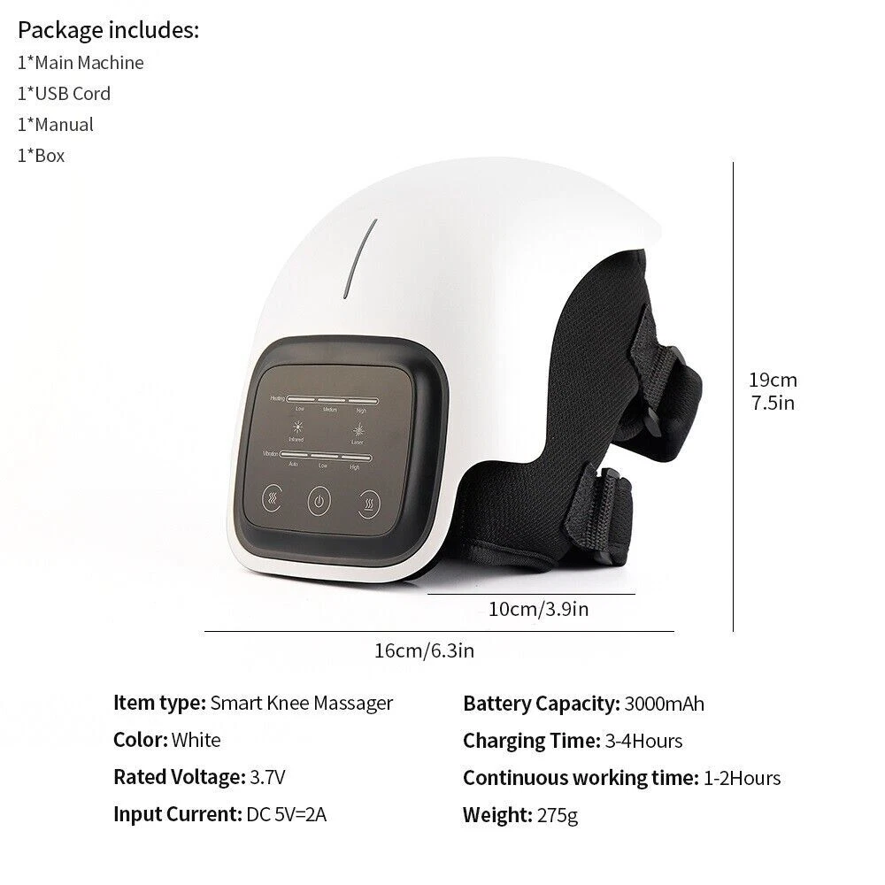JTT™ Knee Massager, Red Light Therapy