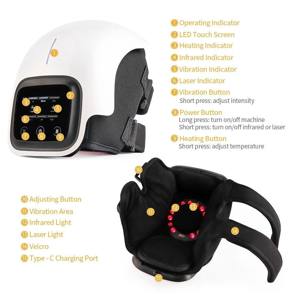 JTT™ Knee Massager, Red Light Therapy